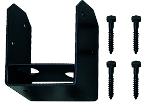 Support à visser pour poteau sapin CITY